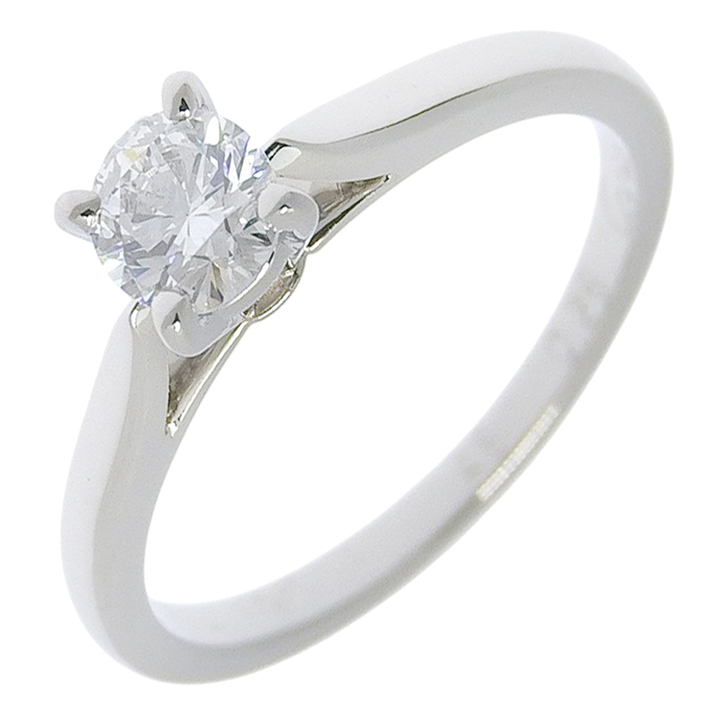 CARTIER Silver Diamond 1895 Ring